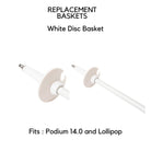 Disc Basket - White - ZiplineSki