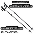 MRDW Collection - Zipline Blurr EXT - Adjustable Graphite Composite Ski Poles - ZiplineSki