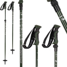 MRDW Collection - Zipline Blurr EXT - Adjustable Graphite Composite Ski Poles - ZiplineSki