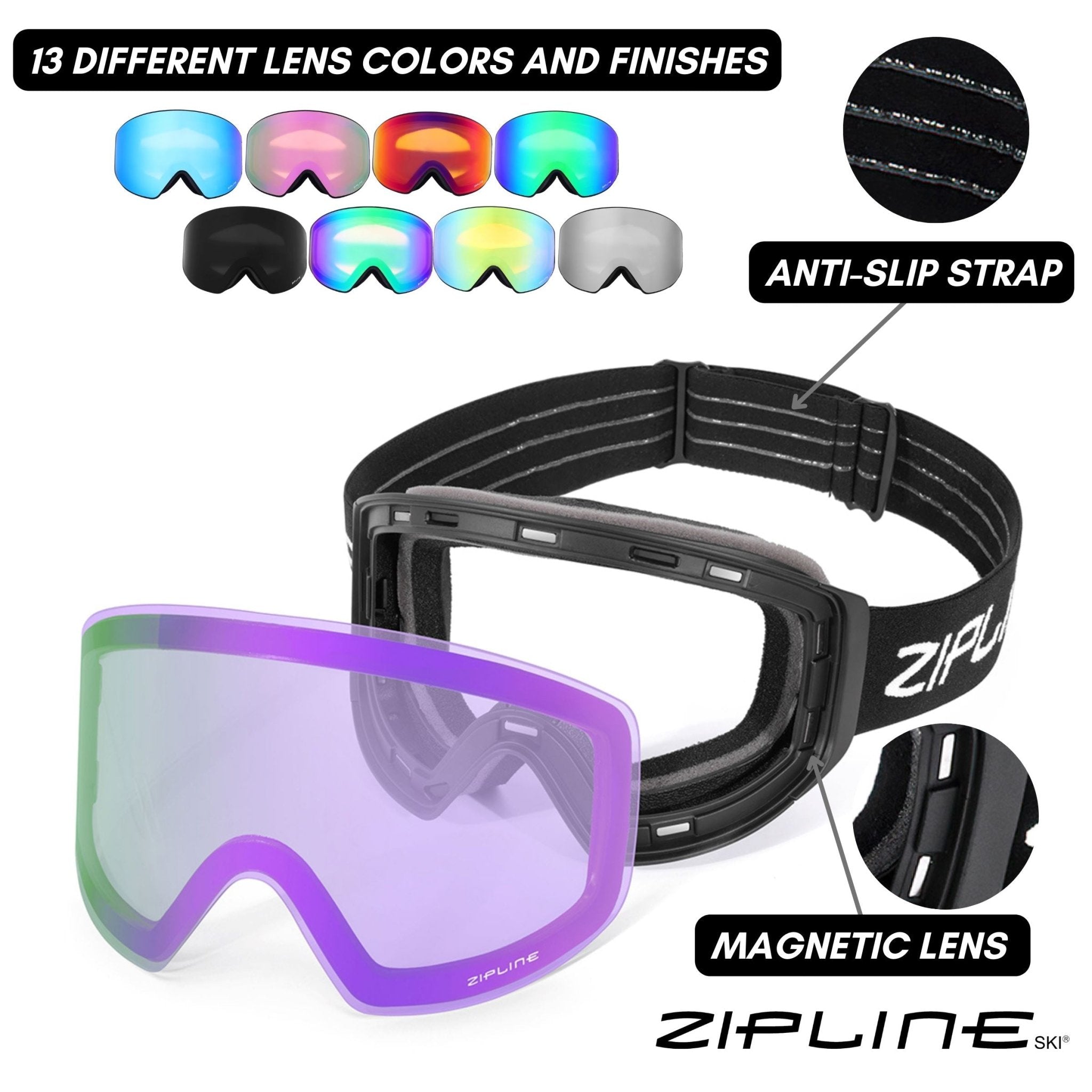 Podium XT - HD Replacement Lens Only - ZiplineSki