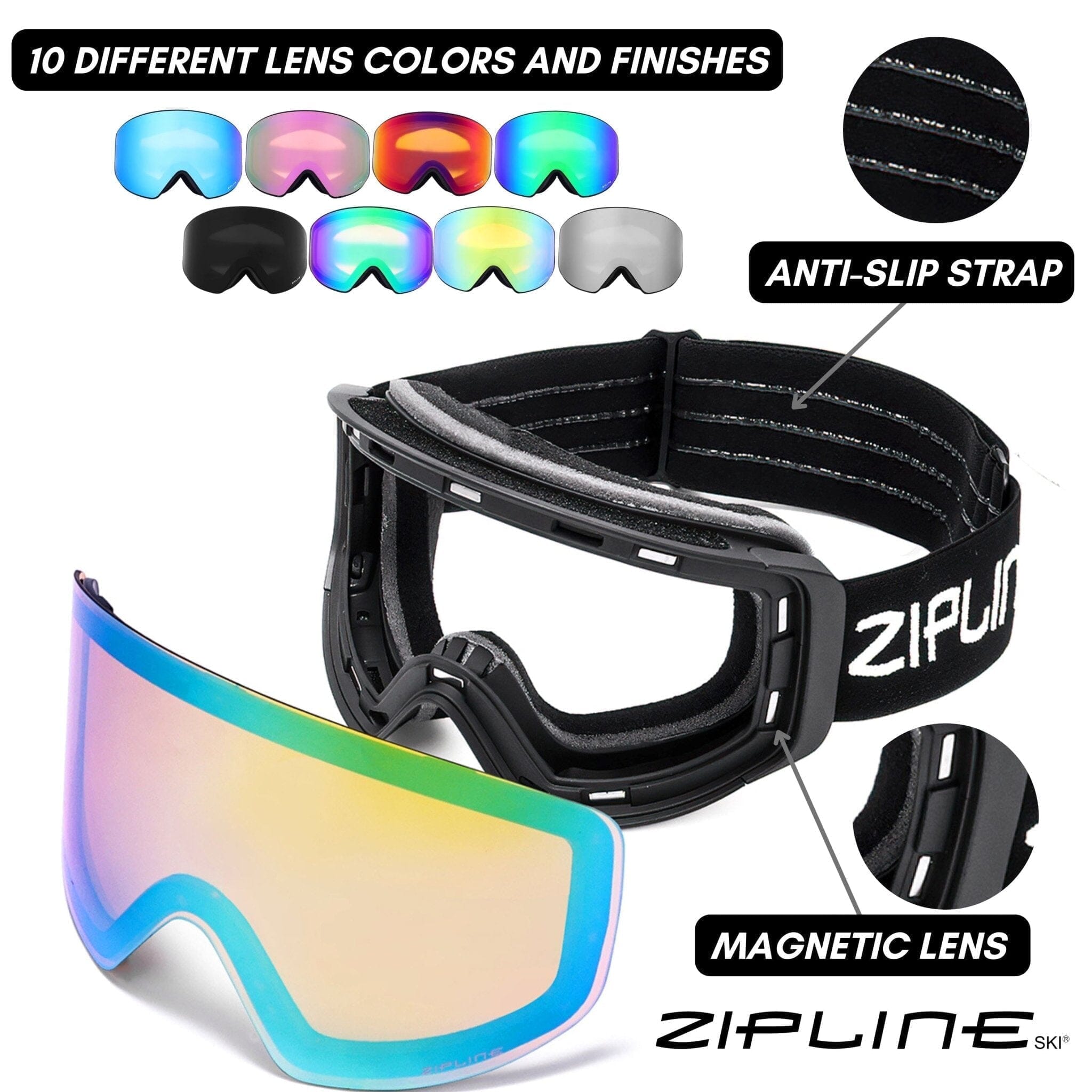 Podium XT - HD Replacement Lens Only - ZiplineSki