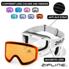 Stoke Squad Goggles - Build Your Own - Choose Frame Color - > Then Choose Lens (Copy) - ZiplineSki