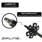 Zipline Blurr XT Graphite Composite Ski Poles - ZiplineSki