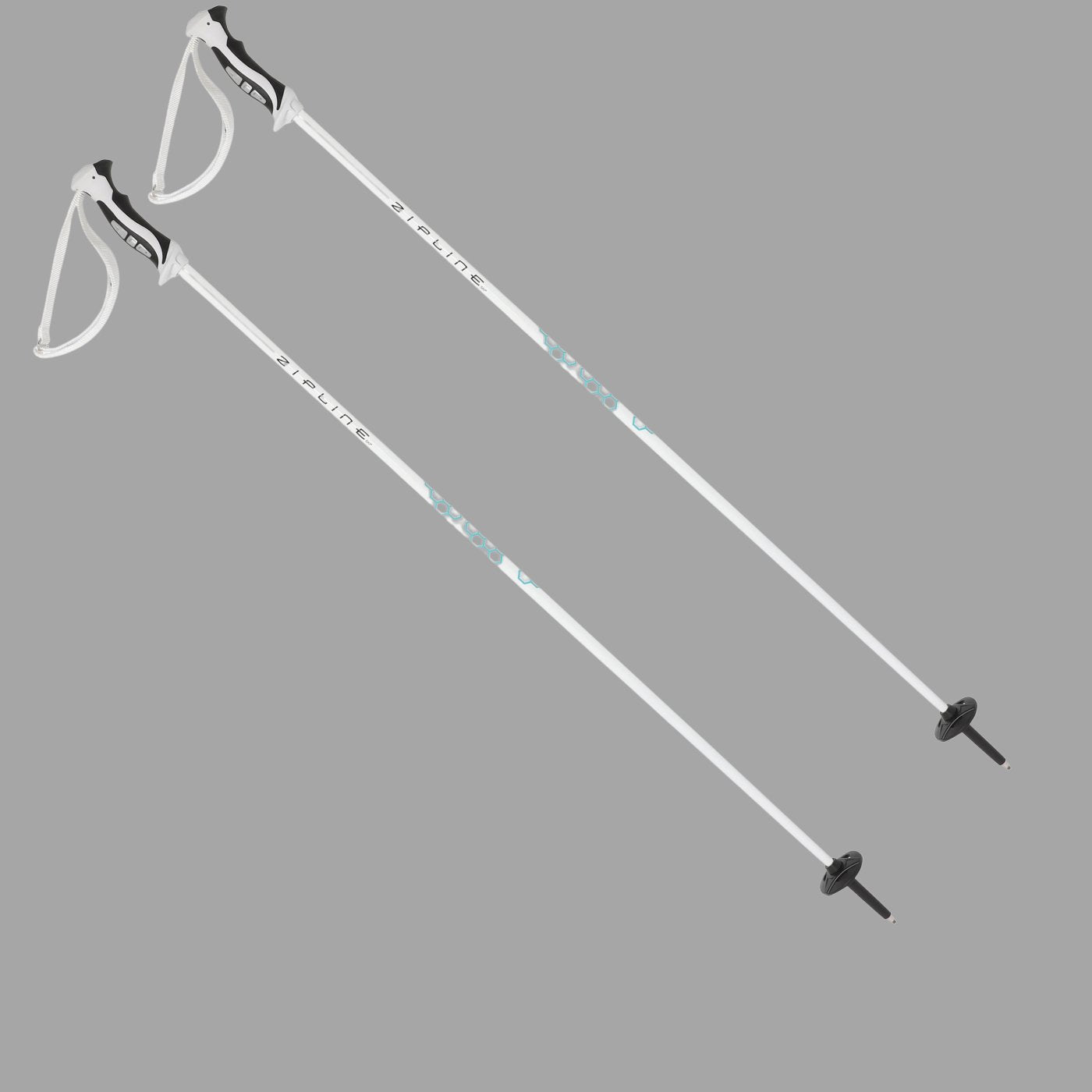 Zipline Hex 16.0 Carbon Weave Ski Poles - ZiplineSki