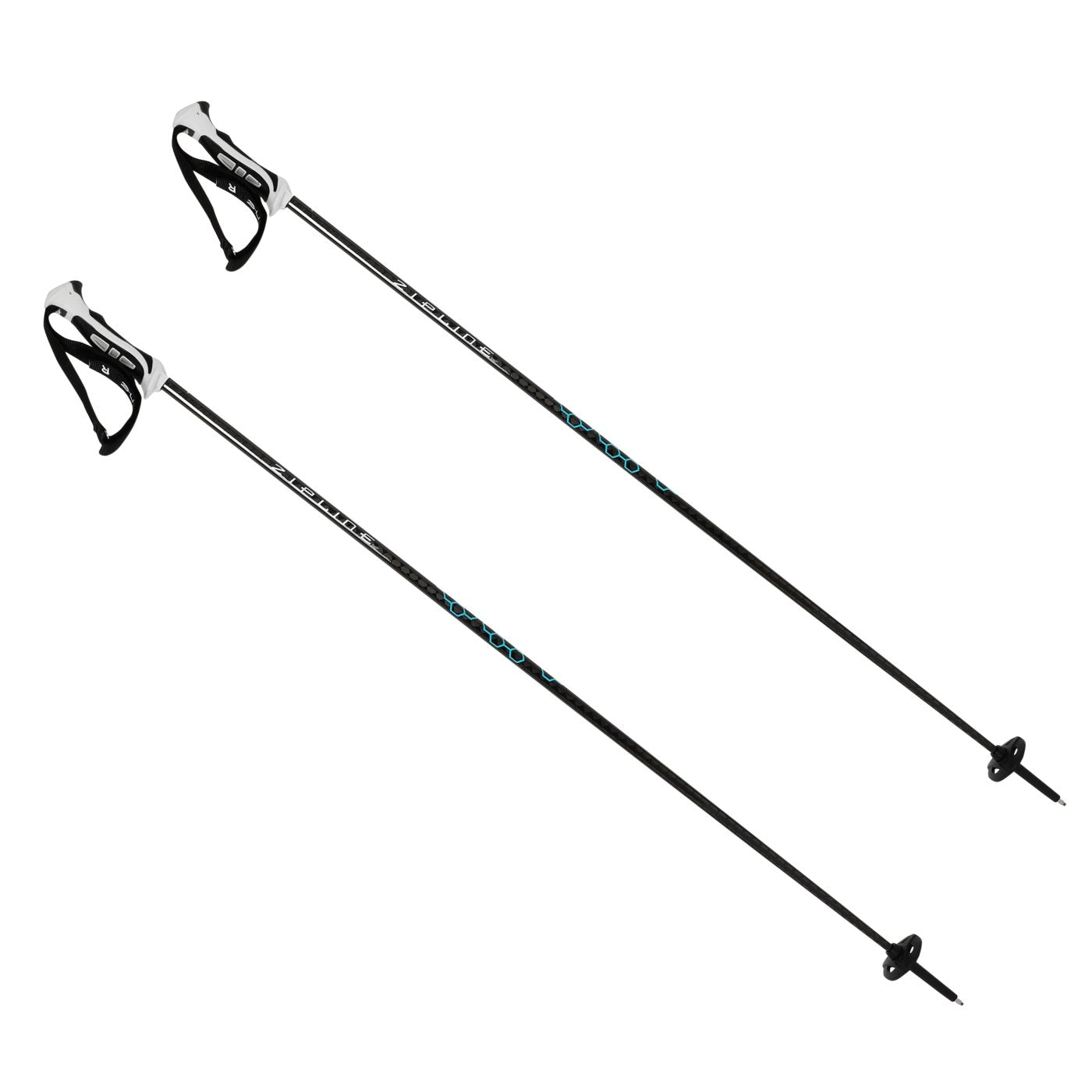 Zipline Hex 16.0 Carbon Weave Ski Poles (Copy) - ZiplineSki