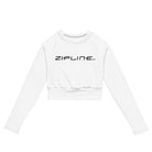 Zipline Recycled long - sleeve crop top - ZiplineSki